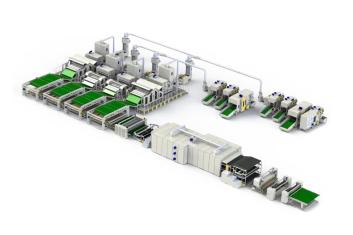 HJ-Imitation Silk PSF -tuotantolinja