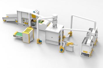 HJ-500 kuitu–sieni-sekoitus- ja täyttölinja