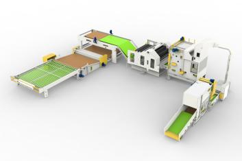 HJBR-1230*1850 Tilkkutäkkien tuotantolinja