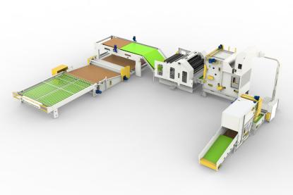 HJBR-1230*1850 Tilkkutäkkien tuotantolinja